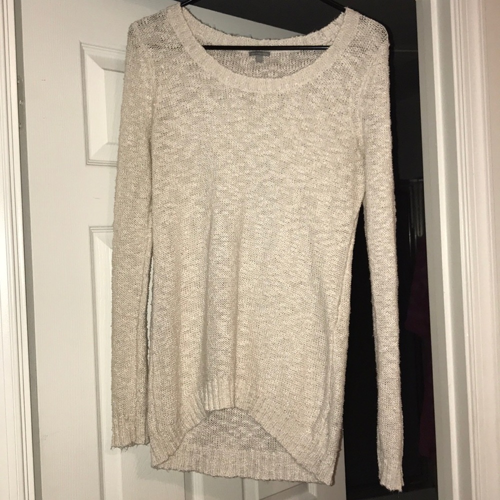 cream sweater